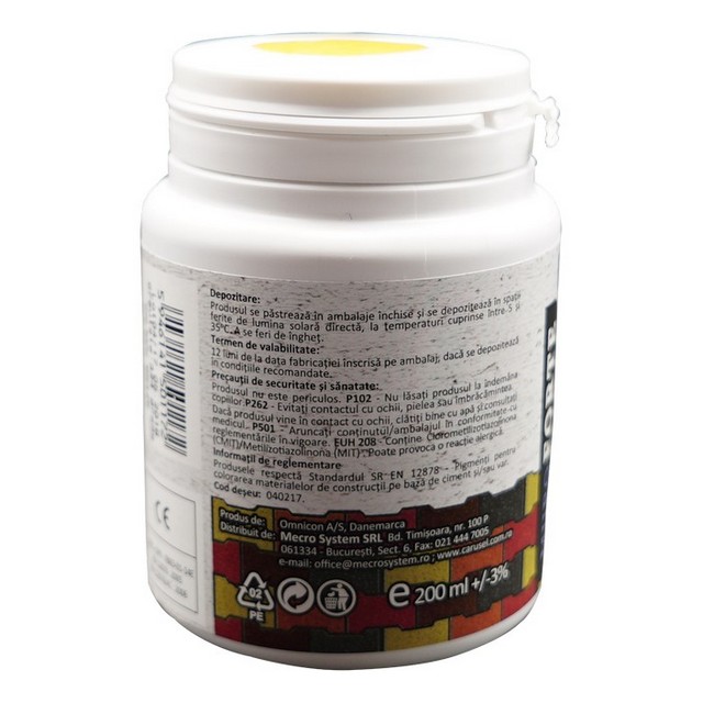 COLORANT PENTRU BETON - 200 ML - GALBEN — imagine 5