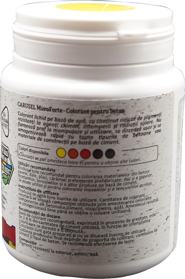 COLORANT PENTRU BETON - 200 ML - GALBEN — imagine 3